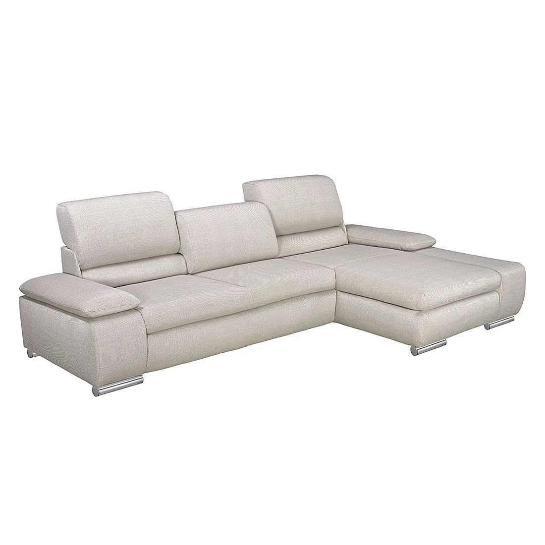 Fredriks Canapé d'angle Masca II - Beige - Méridienne courte à droite (vue de face) - Fonction couchage 1 Fredriks Canapé d'angle Masca II - Beige - Méridienne courte à droite (vue de face) - Fonction couchage