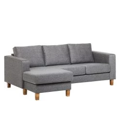Ars Natura Canapé d'angle Masion - Tissu gris -Canapés Soldes Magasin ecksofa masion stoff anthrazit ottomane links oder rechts montierbar 1324625