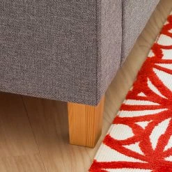 Ars Natura Canapé d'angle Masion - Tissu gris -Canapés Soldes Magasin ecksofa masion stoff anthrazit ottomane links oder rechts montierbar 581018