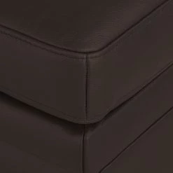 Fredriks Canapé d'angle Menfi II - Marron foncé - Méridienne courte à gauche (vue de face) -Canapés Soldes Magasin ecksofa menfi ii echtleder longchair davorstehend rechts dunkelbraun 3613137