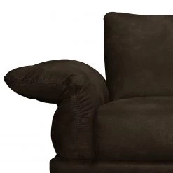 Loftscape Canapé d'angle Milan - Expresso - Méridienne longue à droite (vue de face) -Canapés Soldes Magasin ecksofa milan kunstleder ottomane davorstehend rechts espresso 3727009