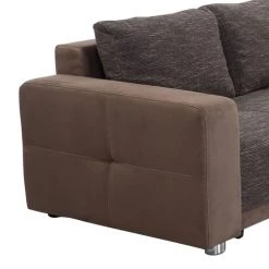 Fredriks Canapé d'angle Chuck (convertible) - Marron -Canapés Soldes Magasin ecksofa nango ii mit schlaffunktion microfaser strukturstoff ottomane beidseitig montierbar braun 2014266