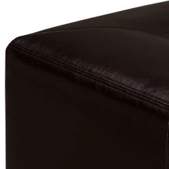 Maison Belfort Canapé d'angle Nespolo Cuir véritable - Méridienne longue à gauche (vue de face) -Canapés Soldes Magasin ecksofa nespolo echtleder dunkelbraun ottomane davorstehend links 4576804