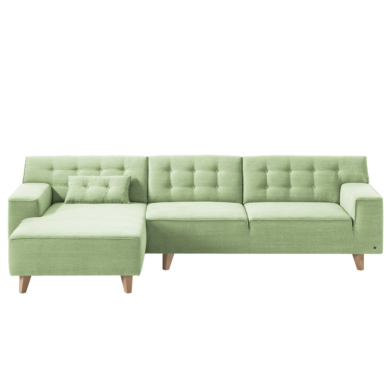 Tom Tailor Canapé d'angle Nordic Chic II - Tissu TUS : 5 pistaccio - Méridienne courte à gauche (vue de face) 3 Tom Tailor Canapé d'angle Nordic Chic II - Tissu TUS : 5 pistaccio - Méridienne courte à gauche (vue de face) – Image 3