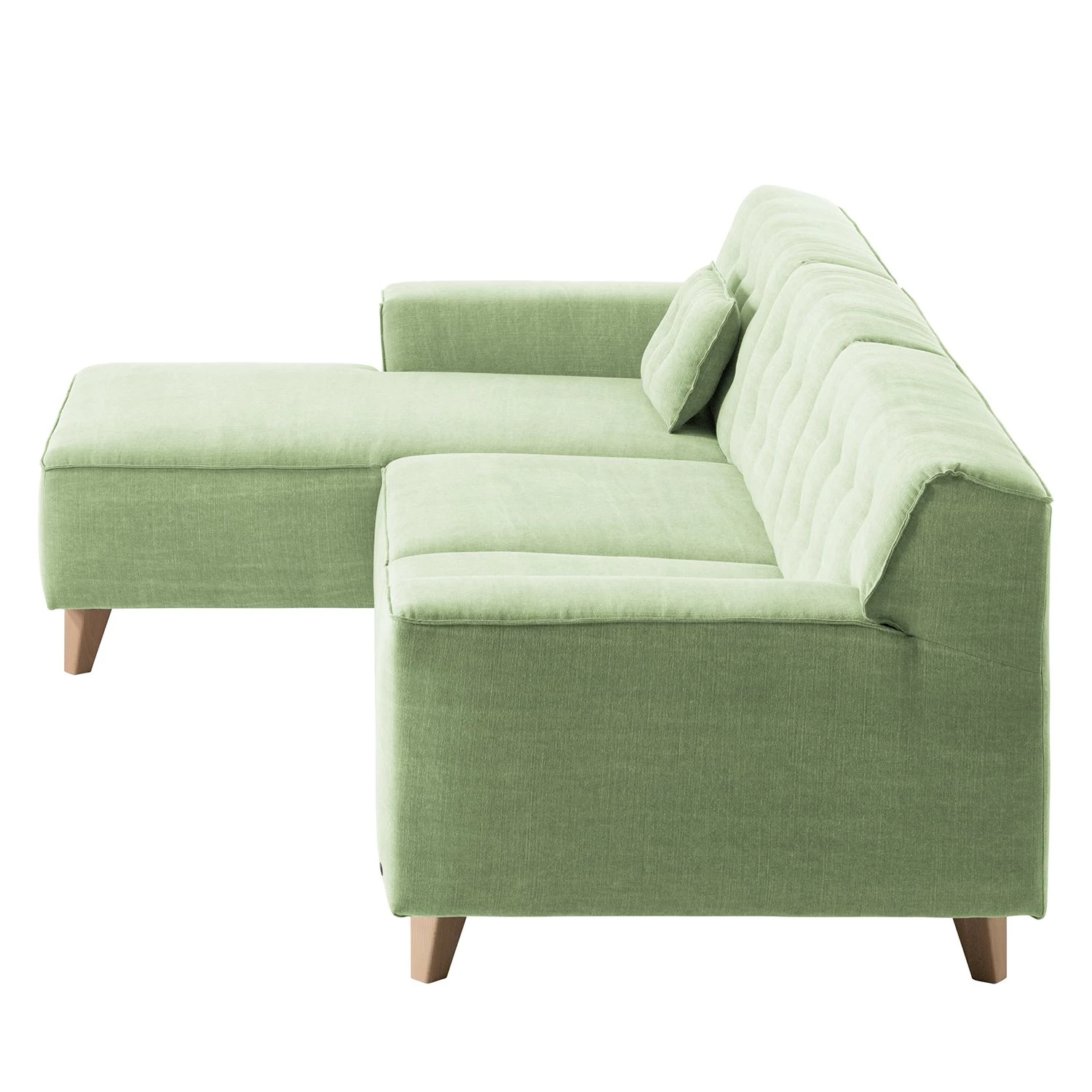 Tom Tailor Canapé d'angle Nordic Chic II - Tissu TUS : 5 pistaccio - Méridienne courte à gauche (vue de face) 7 Tom Tailor Canapé d'angle Nordic Chic II - Tissu TUS : 5 pistaccio - Méridienne courte à gauche (vue de face) – Image 7