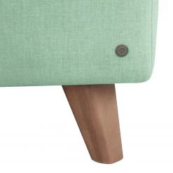 Tom Tailor Canapé d’angle Nordic Chic III - Vert menthe - Méridienne courte à droite (vue de face) -Canapés Soldes Magasin ecksofa nordic chic iii webstoff longchair davorstehend links mintgruen 4754184