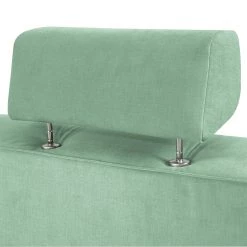 Tom Tailor Canapé d’angle Nordic Chic III - Vert menthe - Méridienne courte à droite (vue de face) -Canapés Soldes Magasin ecksofa nordic chic iii webstoff longchair davorstehend links mintgruen 4754188