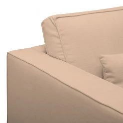 Mørteens Canapé d'angle Lacona - Couleur pastel abricot - Méridienne courte à droite (vue de face) -Canapés Soldes Magasin ecksofa oaro strukturstoff longchair davorstehend links pastellapricot 4369732
