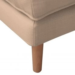Mørteens Canapé d'angle Lacona - Couleur pastel abricot - Méridienne courte à droite (vue de face) -Canapés Soldes Magasin ecksofa oaro strukturstoff longchair davorstehend links pastellapricot 4369736