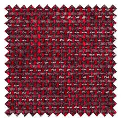 Fredriks Canapé d'angle Dulmen (convertible) - Imitation cuir / Tissu structuré Méridienne à Â  monter gauche ou droite - Noir / Rouge -Canapés Soldes Magasin ecksofa palma mit schlaffunktion kunstleder strukturstoff schwarz rot 1150998