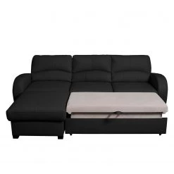 Modoform Canapé d'angle Parilla (convertible) - Noir - Largeur : 229 cm - Méridienne courte à gauche (vue de face) 20 Modoform Canapé d'angle Parilla (convertible) - Noir - Largeur : 229 cm - Méridienne courte à gauche (vue de face) -Canapés Soldes Magasin ecksofa parilla mit schlaffunktion echtleder longchair davorstehend links schwarz 229 cm 4380412