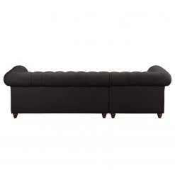 Maison Belfort Canapé d'angle Pintano - Anthracite - Méridienne longue à gauche (vue de face) -Canapés Soldes Magasin ecksofa pintano webstoff anthrazit 4896716