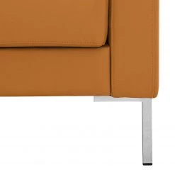 Fredriks Canapé d'angle Portobello Cuir véritable - Cuir véritable Gad : Cognac I - Largeur : 251 cm - Méridienne courte à droite (vue de face) -Canapés Soldes Magasin ecksofa portobello echtleder longchair ottomane davorstehend rechts 251 cm 3795184