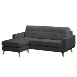 Mørteens Canapé d'angle Postville - Gris - Méridienne courte à gauche (vue de face)