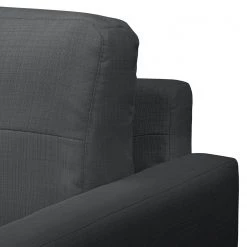 Mørteens Canapé d'angle Postville - Gris - Méridienne courte à gauche (vue de face) -Canapés Soldes Magasin ecksofa postville strukturstoff longchair davorstehend links grau 4890288