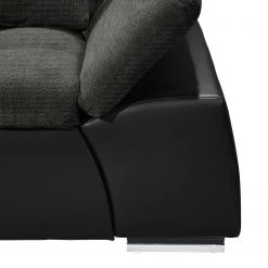 Fredriks Canapé d'angle Puntiro (convertible) - Cuir synthétique Lilo / Tissu structuré Satur: Noit / Anthracite 11 Fredriks Canapé d'angle Puntiro (convertible) - Cuir synthétique Lilo / Tissu structuré Satur: Noit / Anthracite -Canapés Soldes Magasin ecksofa puntiro mit schlaffunktion kunstleder webstoff longchair davorstehend links schwarz anthrazit 4537312