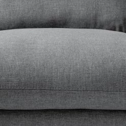 Loftscape Canapé d'angle Radway - Granit - Méridienne longue à gauche (vue de face) -Canapés Soldes Magasin ecksofa radway flachgewebe ottomane davorstehend links granit 4971436