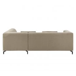Fredriks Canapé d'angle Rosewood - Beige - Méridienne longue à droite (vue de face) - Sans repose-pieds -Canapés Soldes Magasin ecksofa rosewood webstoff ottomane davorstehend rechts ohne hocker beige 4639240
