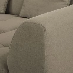 Fredriks Canapé d'angle Rosewood - Beige - Méridienne longue à droite (vue de face) - Sans repose-pieds -Canapés Soldes Magasin ecksofa rosewood webstoff ottomane davorstehend rechts ohne hocker beige 4639260