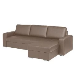 Fredriks Canapé d'angle Rosini I (convertible) - Limon -Canapés Soldes Magasin ecksofa rosini echtleder schlamm longchair links oder rechts montierbar 1332436