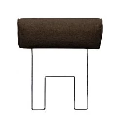 Loftscape Canapé d'angle Sharon - Tissu marron - noir - Méridienne à droite (vue de face) - 2 appuis-tête -Canapés Soldes Magasin ecksofa sharon webstoff braun schwarz ottomane davorstehend rechts 414168