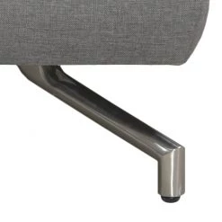 Loftscape Canapé d'angle Sharon - Tissu gris - Méridienne à gauche (vue de face) - 2 appuis-tête -Canapés Soldes Magasin ecksofa sharon webstoff grau ottomane davorstehend links 414304