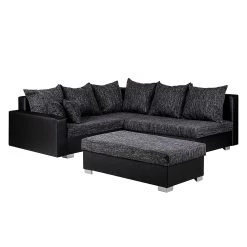 Fredriks Canapé d'angle Sibenik - Méridienne courte à droite (vue de face) - Avec repose-pieds