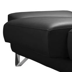 Loftscape Canapé d'angle Silvano - Avec appui-tête -Canapés Soldes Magasin ecksofa silvano echtleder schwarz ottomane davorstehend rechts 444115