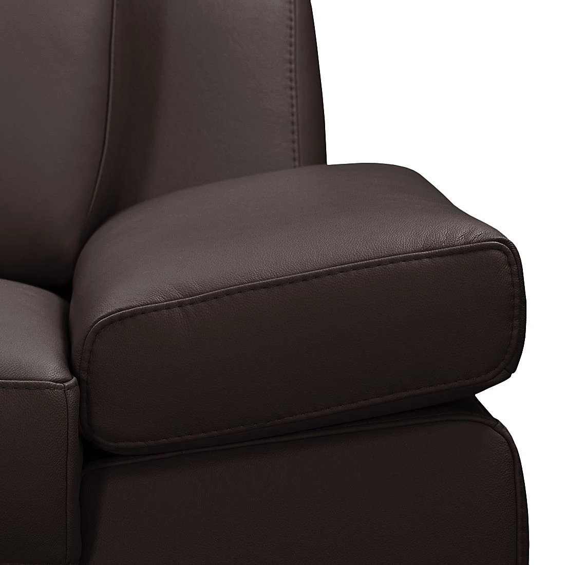 Loftscape Canapé d'angle Silvano - Cuir synthétique mocca - Méridienne à gauche (vue de face) - 1 appui-tête 9 Loftscape Canapé d'angle Silvano - Cuir synthétique mocca - Méridienne à gauche (vue de face) - 1 appui-tête – Image 9