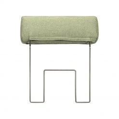 Loftscape Canapé d'angle Silvano - Tissu vert - Méridienne à droite (vue de face) Sans appui-tête -Canapés Soldes Magasin ecksofa silvano webstoff gruen longchair davorstehend rechts 514669