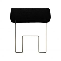 Loftscape Canapé d'angle Silvano - Tissu noir - Méridienne à droite (vue de face) Sans appui-tête -Canapés Soldes Magasin ecksofa silvano webstoff schwarz longchair davorstehend rechts 514703