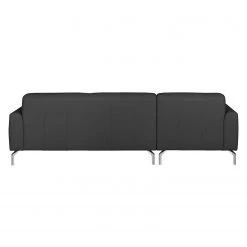 Fredriks Canapé d'angle Sisto II - Anthracite - Méridienne courte à gauche (vue de face) -Canapés Soldes Magasin ecksofa sisto ii echtleder longchair davorstehend links anthrazit 3634045