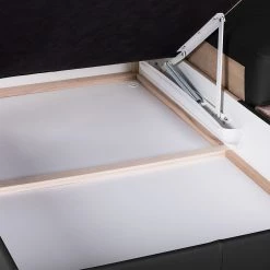 Loftscape Canapé d'angle Tuja - Noir - Méridienne courte à gauche (vue de face) -Canapés Soldes Magasin ecksofa tuja kunstleder longchair ottomane davorstehend links schwarz 1954938