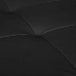 Loftscape Canapé d'angle Tuja - Noir - Méridienne courte à gauche (vue de face) -Canapés Soldes Magasin ecksofa tuja kunstleder longchair ottomane davorstehend links schwarz 1954946