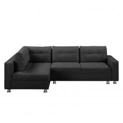 Fredriks Canapé d'angle Upwell (convertible) - Tissu structuré -Canapés Soldes Magasin ecksofa upwell mit schlaffunktion strukturstoff ottomane davorstehend links anthrazit 5050780