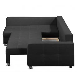 Fredriks Canapé d'angle Upwell (convertible) - Tissu structuré -Canapés Soldes Magasin ecksofa upwell mit schlaffunktion strukturstoff ottomane davorstehend links anthrazit 5050792