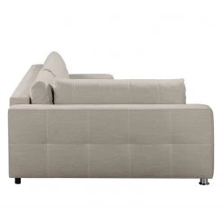 Fredriks Canapé d'angle Upwell (convertible) - Tissu structuré -Canapés Soldes Magasin ecksofa upwell mit schlaffunktion strukturstoff ottomane davorstehend links kies 5050596