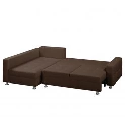 Fredriks Canapé d'angle Upwell (convertible) - Tissu structuré -Canapés Soldes Magasin ecksofa upwell mit schlaffunktion strukturstoff ottomane davorstehend links kokosnuss braun 5050608
