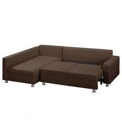 Fredriks Canapé d'angle Upwell (convertible) - Tissu structuré -Canapés Soldes Magasin ecksofa upwell mit schlaffunktion strukturstoff ottomane davorstehend links kokosnuss braun 5050616