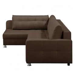 Fredriks Canapé d'angle Upwell (convertible) - Tissu structuré -Canapés Soldes Magasin ecksofa upwell mit schlaffunktion strukturstoff ottomane davorstehend links kokosnuss braun 5050624