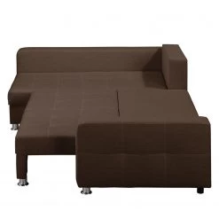 Fredriks Canapé d'angle Upwell (convertible) - Tissu structuré -Canapés Soldes Magasin ecksofa upwell mit schlaffunktion strukturstoff ottomane davorstehend links kokosnuss braun 5050628