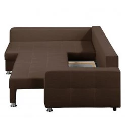 Fredriks Canapé d'angle Upwell (convertible) - Tissu structuré -Canapés Soldes Magasin ecksofa upwell mit schlaffunktion strukturstoff ottomane davorstehend links kokosnuss braun 5050632