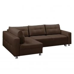 Fredriks Canapé d'angle Upwell (convertible) - Tissu structuré -Canapés Soldes Magasin ecksofa upwell mit schlaffunktion strukturstoff ottomane davorstehend links kokosnuss braun 5050644