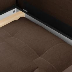 Fredriks Canapé d'angle Upwell (convertible) - Tissu structuré -Canapés Soldes Magasin ecksofa upwell mit schlaffunktion strukturstoff ottomane davorstehend links kokosnuss braun 5050660