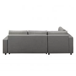 Fredriks Canapé d'angle Upwell (convertible) - Tissu structuré -Canapés Soldes Magasin ecksofa upwell mit schlaffunktion strukturstoff ottomane davorstehend links platin 5050704