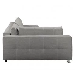 Fredriks Canapé d'angle Upwell (convertible) - Tissu structuré -Canapés Soldes Magasin ecksofa upwell mit schlaffunktion strukturstoff ottomane davorstehend links platin 5050708