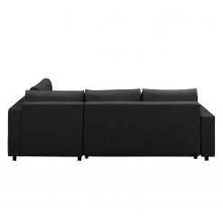 Fredriks Canapé d'angle Upwell (convertible) - Tissu structuré -Canapés Soldes Magasin ecksofa upwell mit schlaffunktion strukturstoff ottomane davorstehend rechts anthrazit 5051052