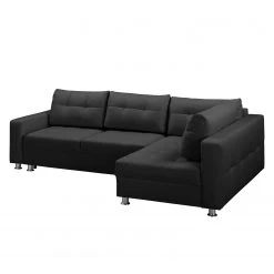 Fredriks Canapé d'angle Upwell (convertible) - Tissu structuré -Canapés Soldes Magasin ecksofa upwell mit schlaffunktion strukturstoff ottomane davorstehend rechts anthrazit 5051060