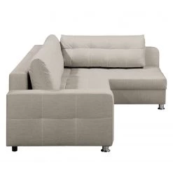 Fredriks Canapé d'angle Upwell (convertible) - Tissu structuré -Canapés Soldes Magasin ecksofa upwell mit schlaffunktion strukturstoff ottomane davorstehend rechts kies 5050852