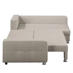Fredriks Canapé d'angle Upwell (convertible) - Tissu structuré -Canapés Soldes Magasin ecksofa upwell mit schlaffunktion strukturstoff ottomane davorstehend rechts kies 5050856